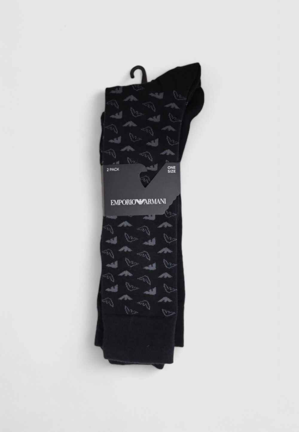 Calzini Lunghi Emporio Armani Underwear 2 pack Nero - Foto 4