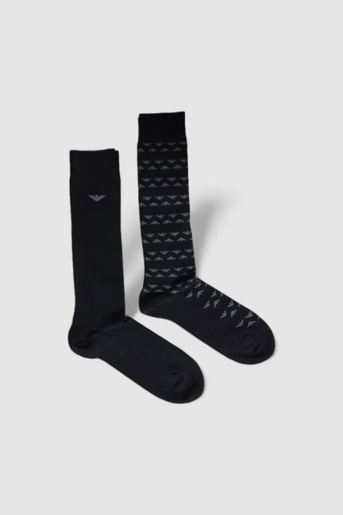 Calzini Lunghi Emporio Armani Underwear 2 pack Nero
