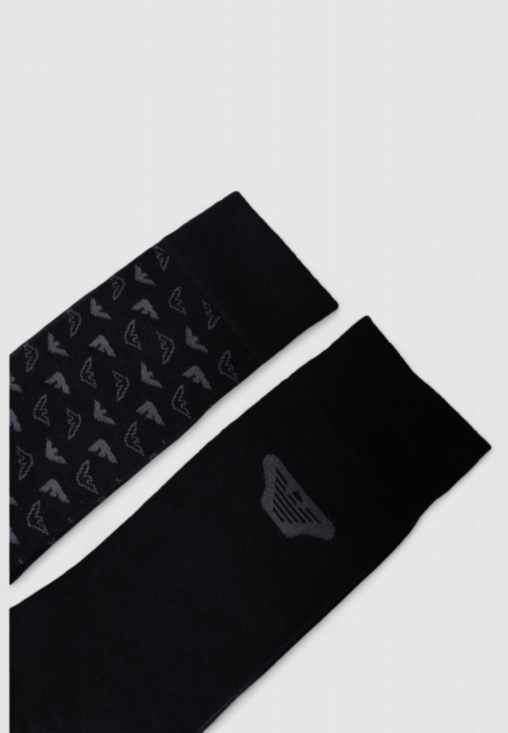 Calzini Lunghi Emporio Armani Underwear 2 pack Nero - Foto 4