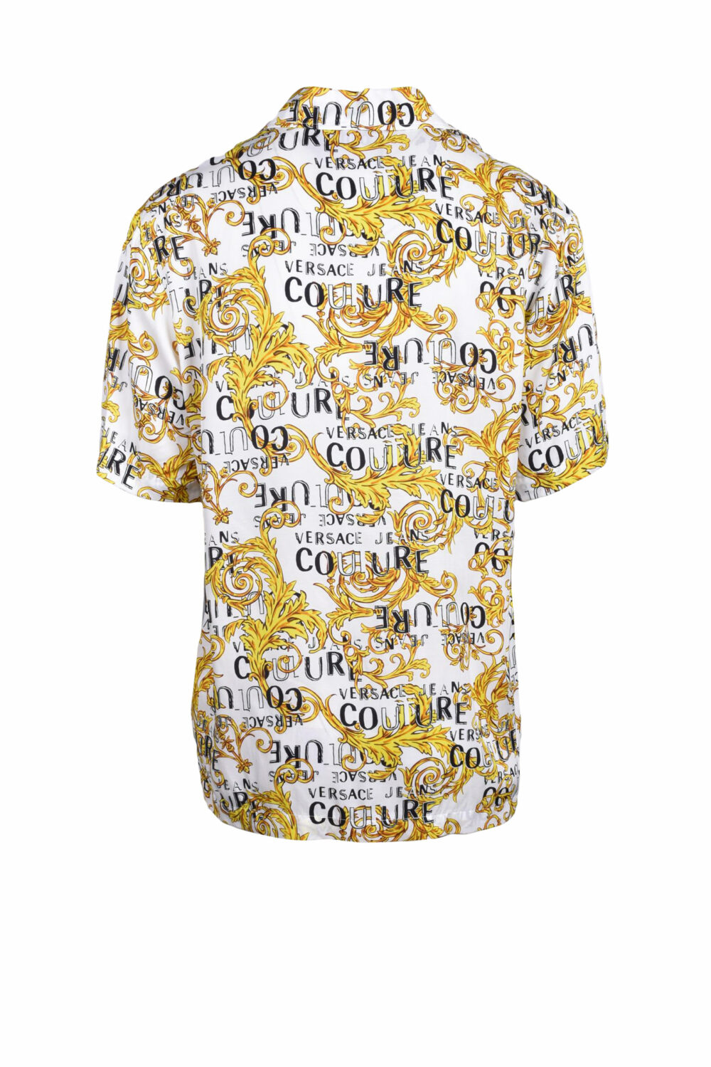 Camicia manica lunga Versace Jeans Couture BIANCO/GIALLO - Foto 2