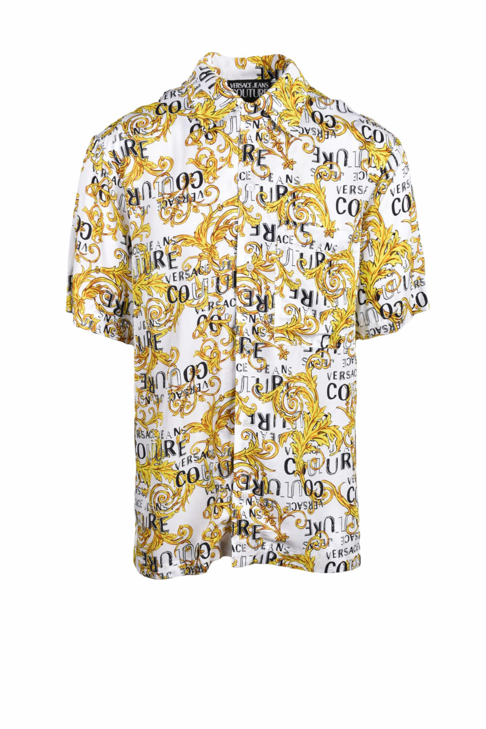 Camicia manica lunga Versace Jeans Couture BIANCO/GIALLO - Foto 1
