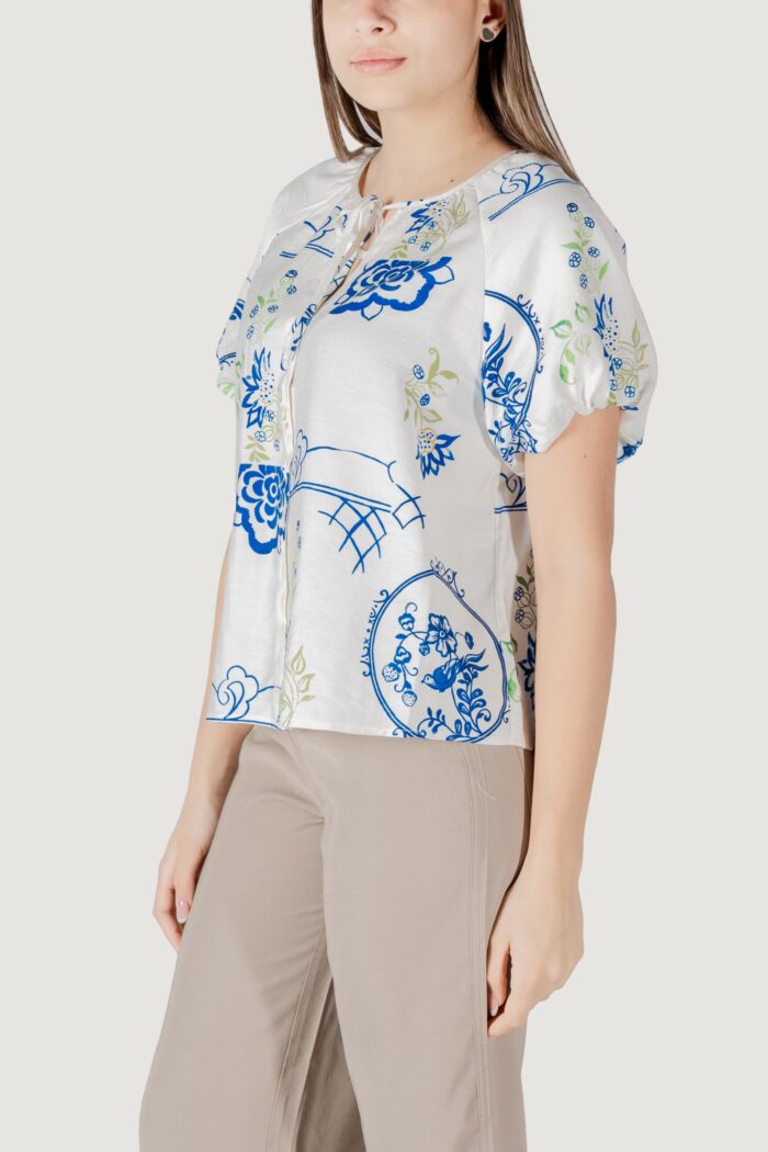 Camicia manica corta ICHI ihlucie sh Bianco