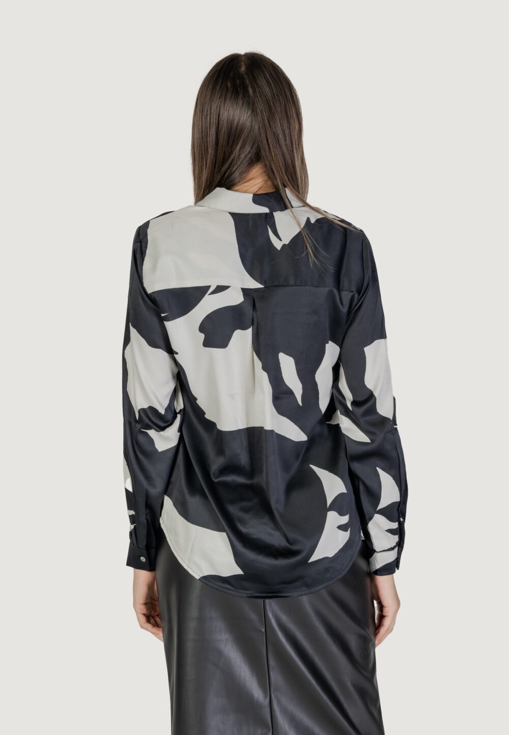 Camicia manica lunga Only onljane life l/s shirt ptm Nero - Foto 4