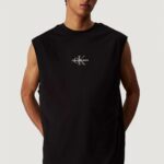 Canotta Calvin Klein Jeans monologo sleeveless tee Nero - Foto 1