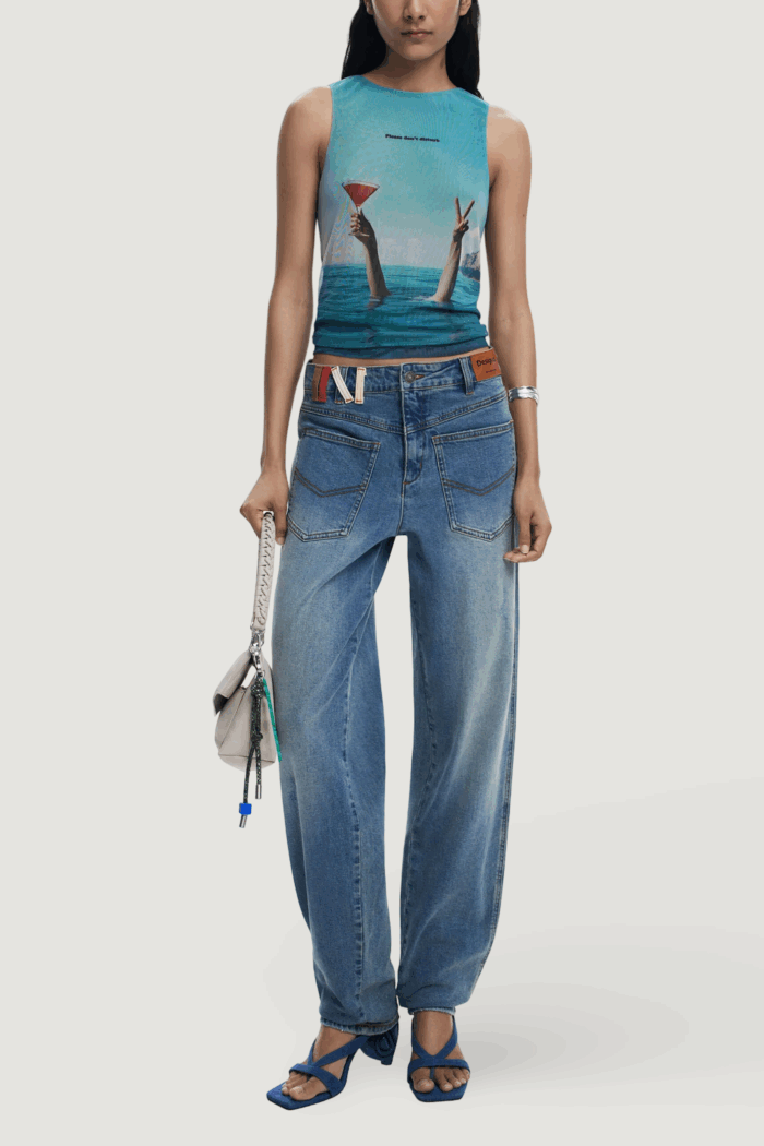 Canotta Desigual repris ts summer Tiffany