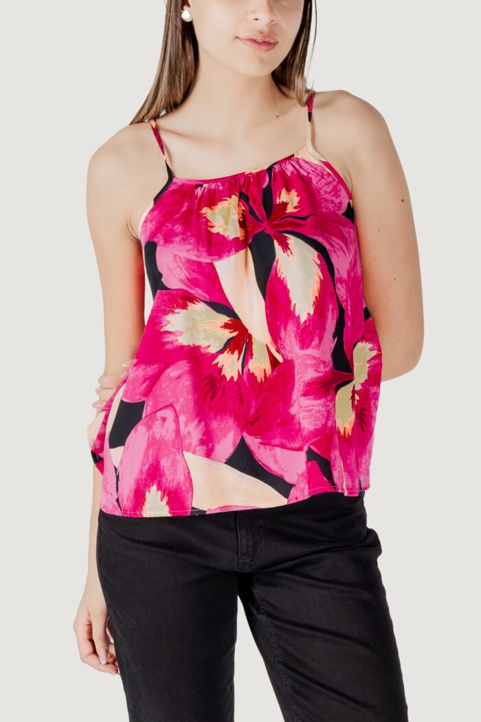 Canotta Only onlalma life vis ella singlet aop Fuxia