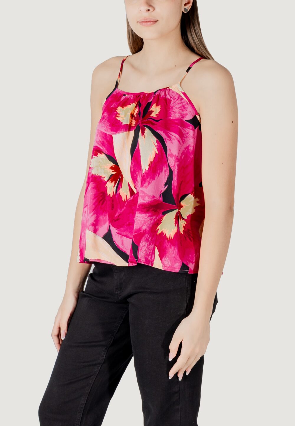 Canotta Only onlalma life vis ella singlet aop Fuxia - Foto 2