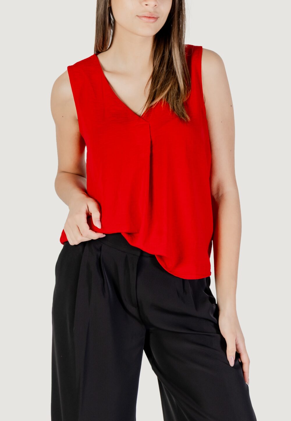 Canotta Only jdydivya life top Rosso - Foto 1