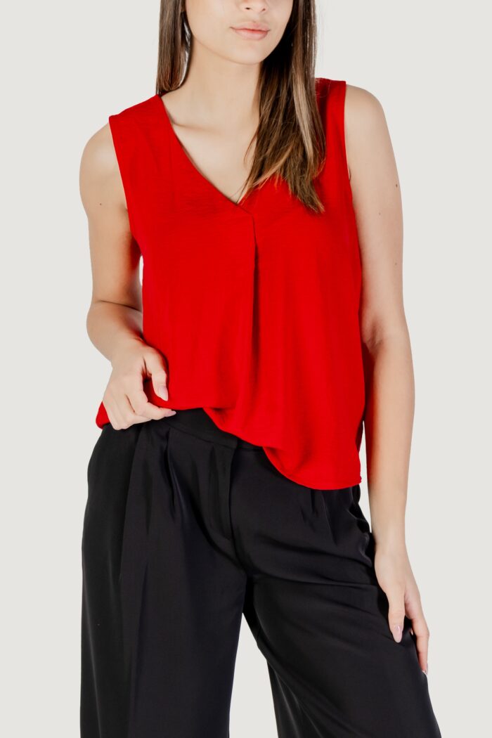 Canotta Only jdydivya life  top Rosso