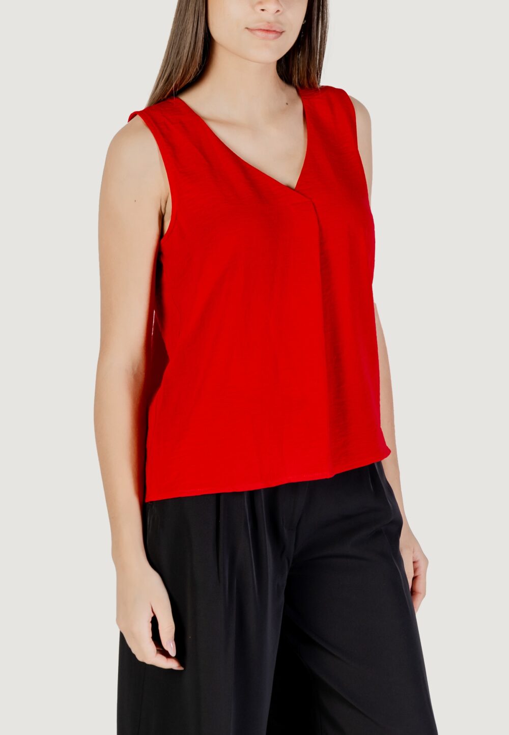 Canotta Only jdydivya life top Rosso - Foto 3