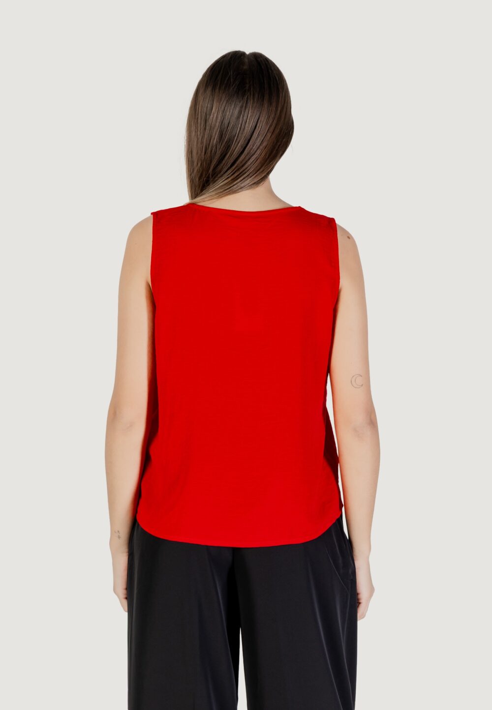 Canotta Only jdydivya life top Rosso - Foto 4