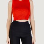 Maglia in filo manica corta Jacqueline de Yong jdycirkeline s/l crop top knt Rosso - Foto 1