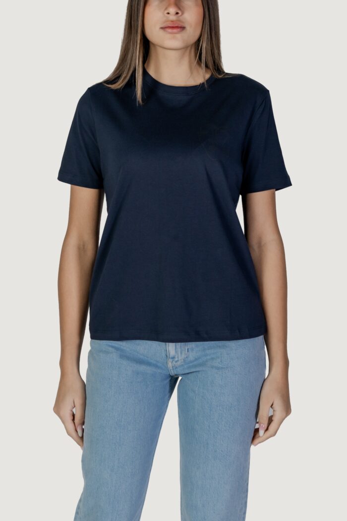 T-shirt Vila Clothes visybilla o-neck s/s/pb Blu