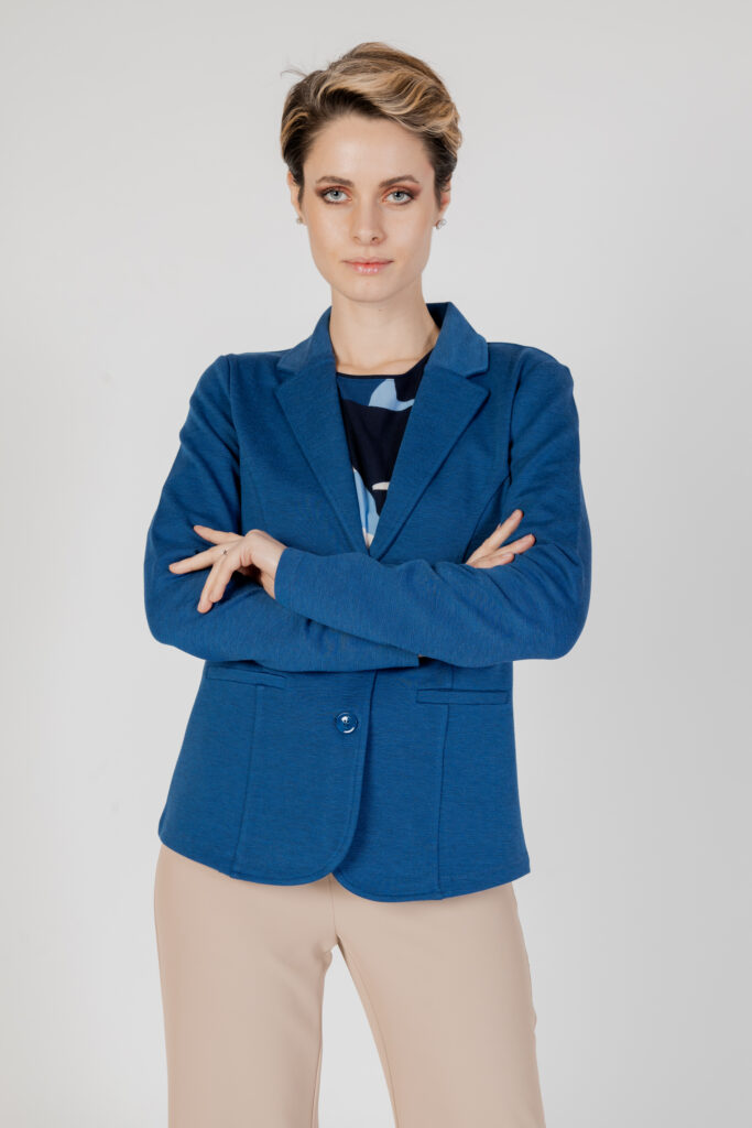 Giacca Street One qr basic Azzurro