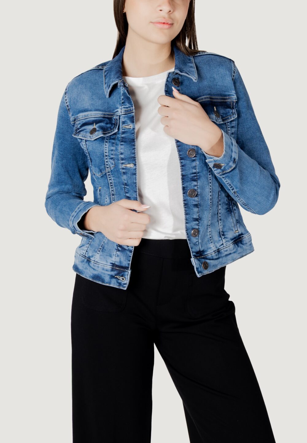 Giacchetto Street One qr denim-jacket Denim - Foto 1