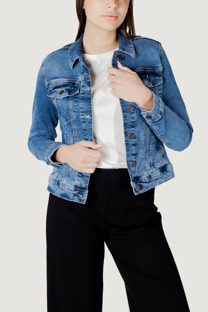 Giacchetto Street One qr denim-jacket Denim