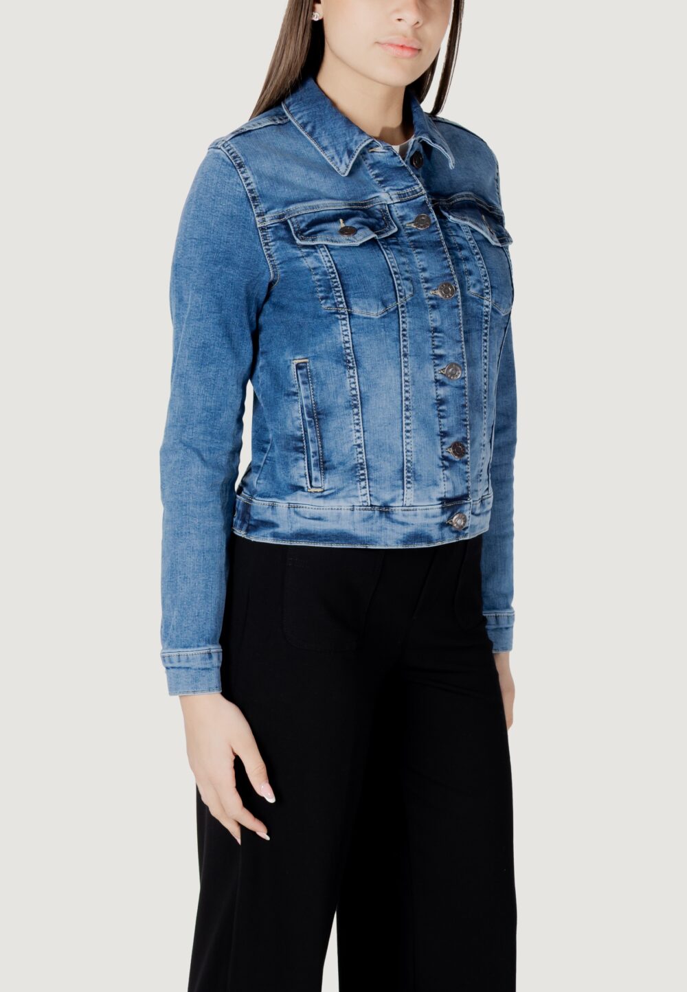Giacchetto Street One qr denim-jacket Denim - Foto 3