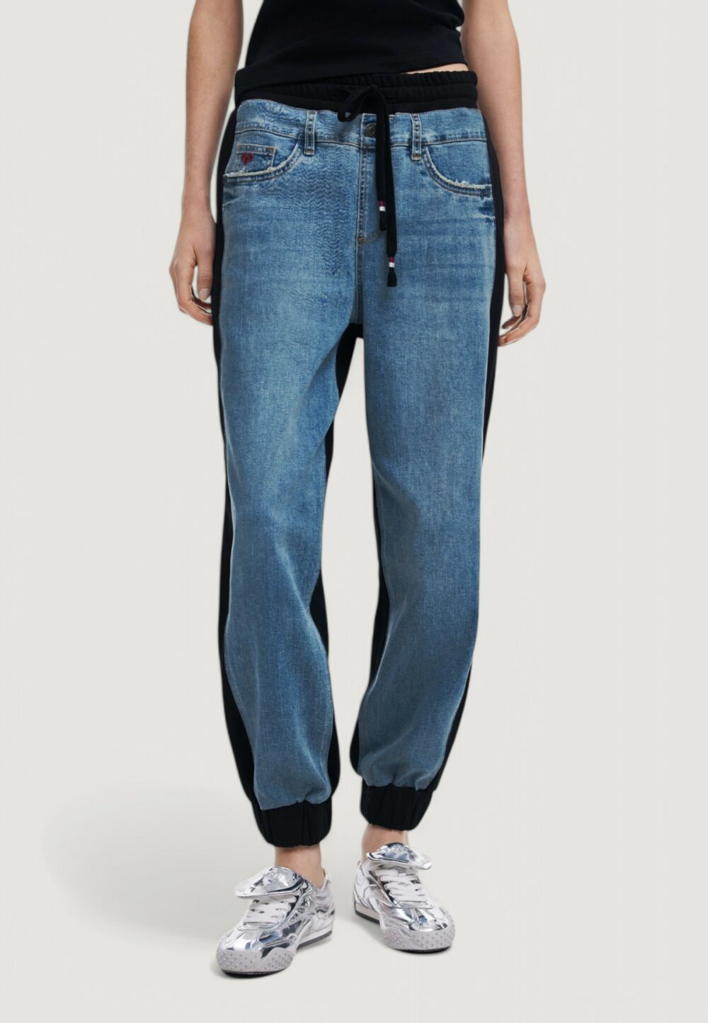 Jeans mom Desigual denim peeters Nero - Foto 1