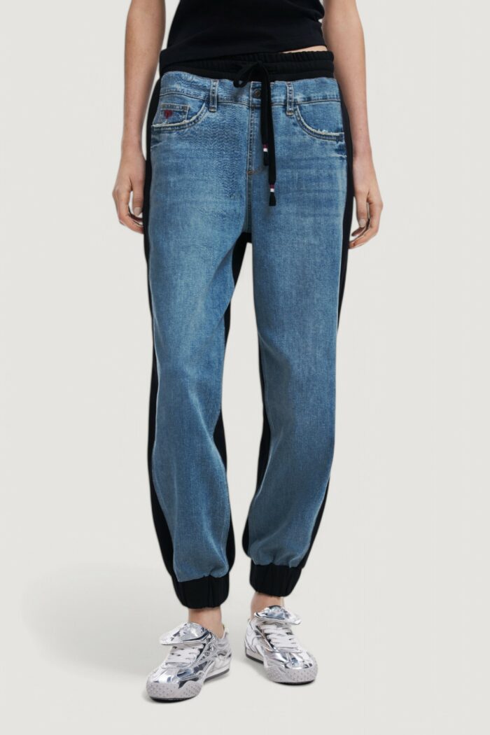 Jeans mom Desigual denim peeters Nero