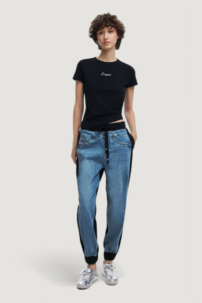 Jeans mom Desigual denim peeters Nero