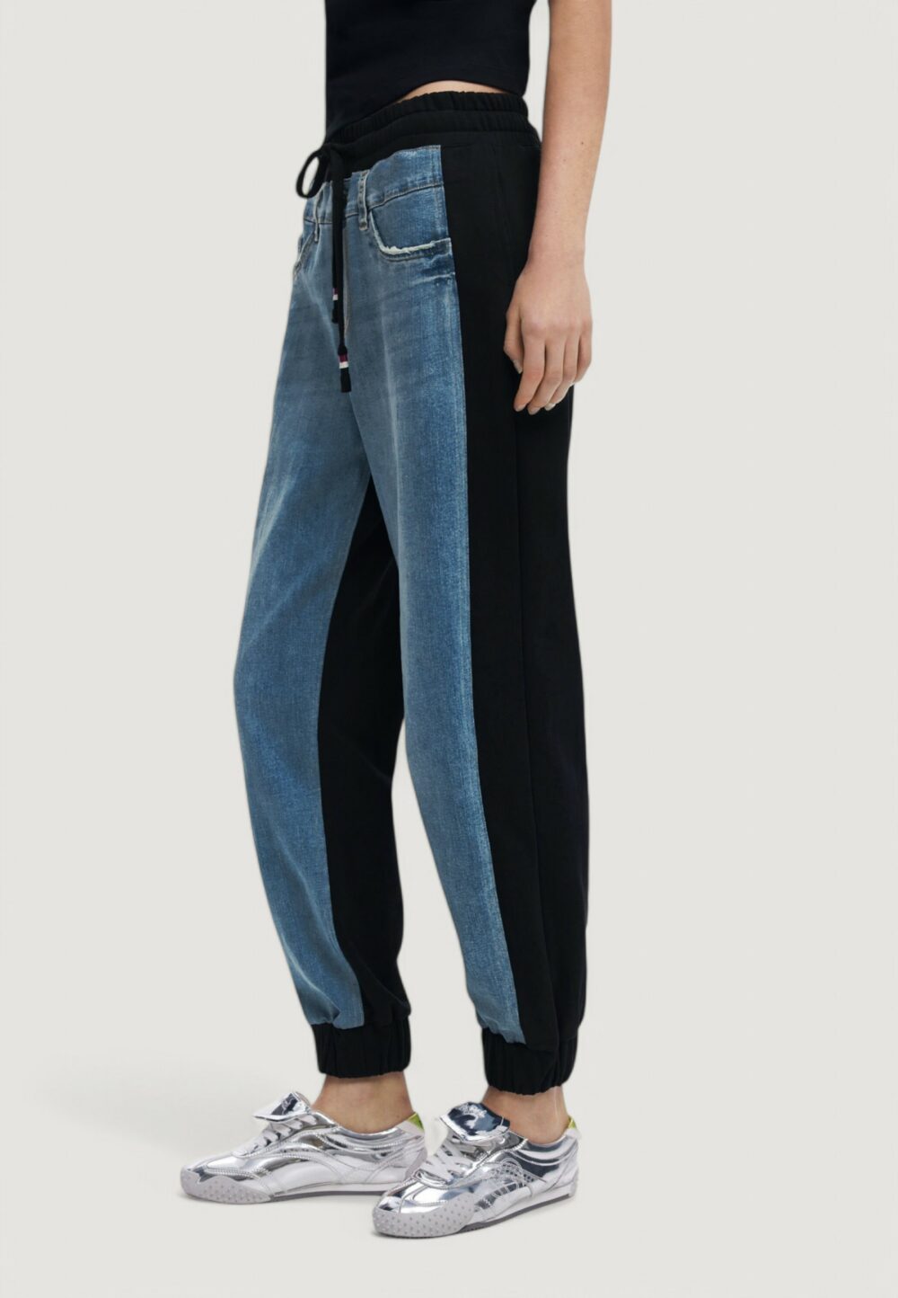 Jeans mom Desigual denim peeters Nero - Foto 4