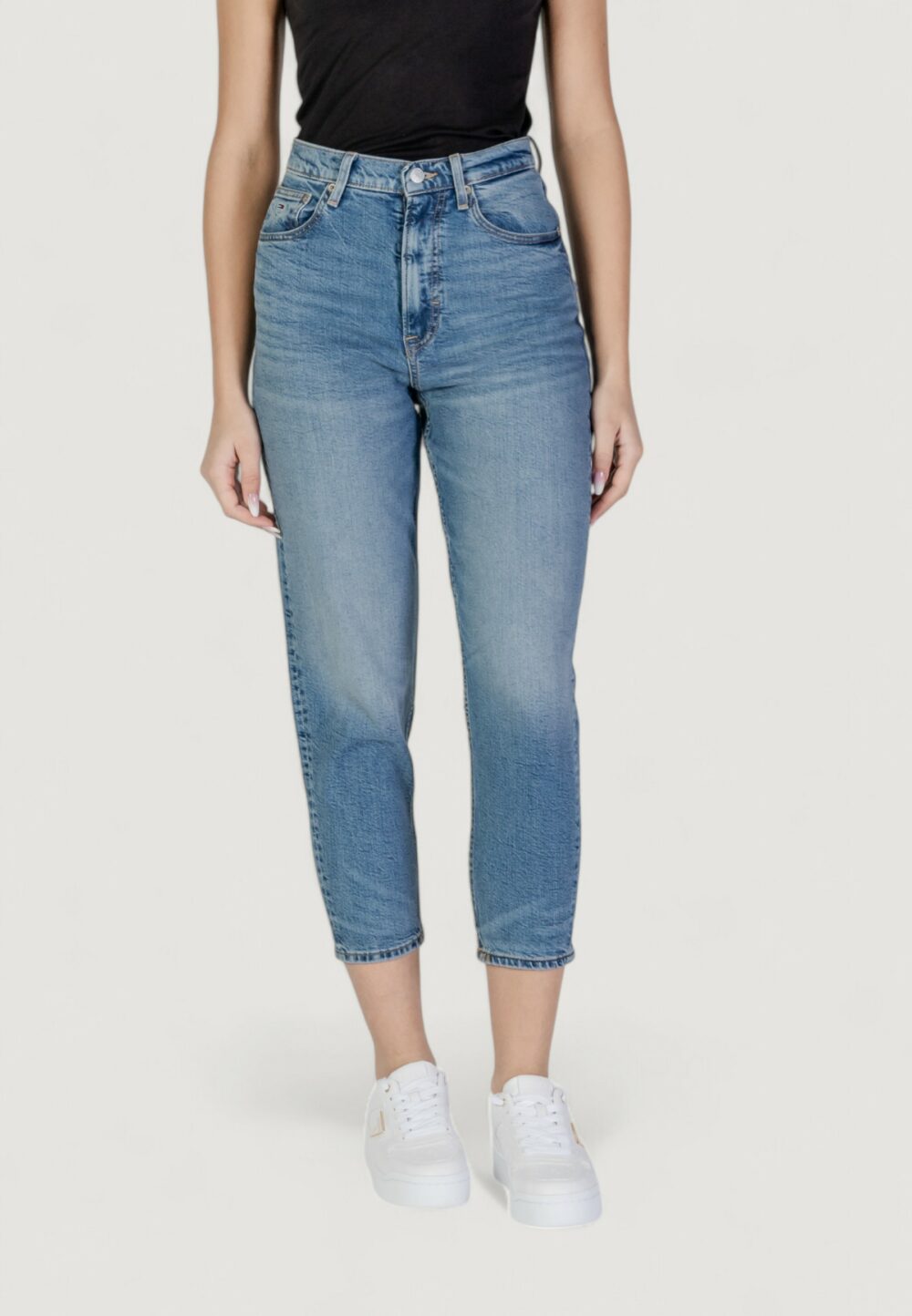 Jeans mom Tommy Hilfiger Jeans mom jean uh tpr ai51 Denim chiaro - Foto 1