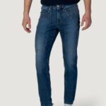 Jeans slim Jeckerson john 5 tasche toppa Blue Denim Scuro - Foto 1