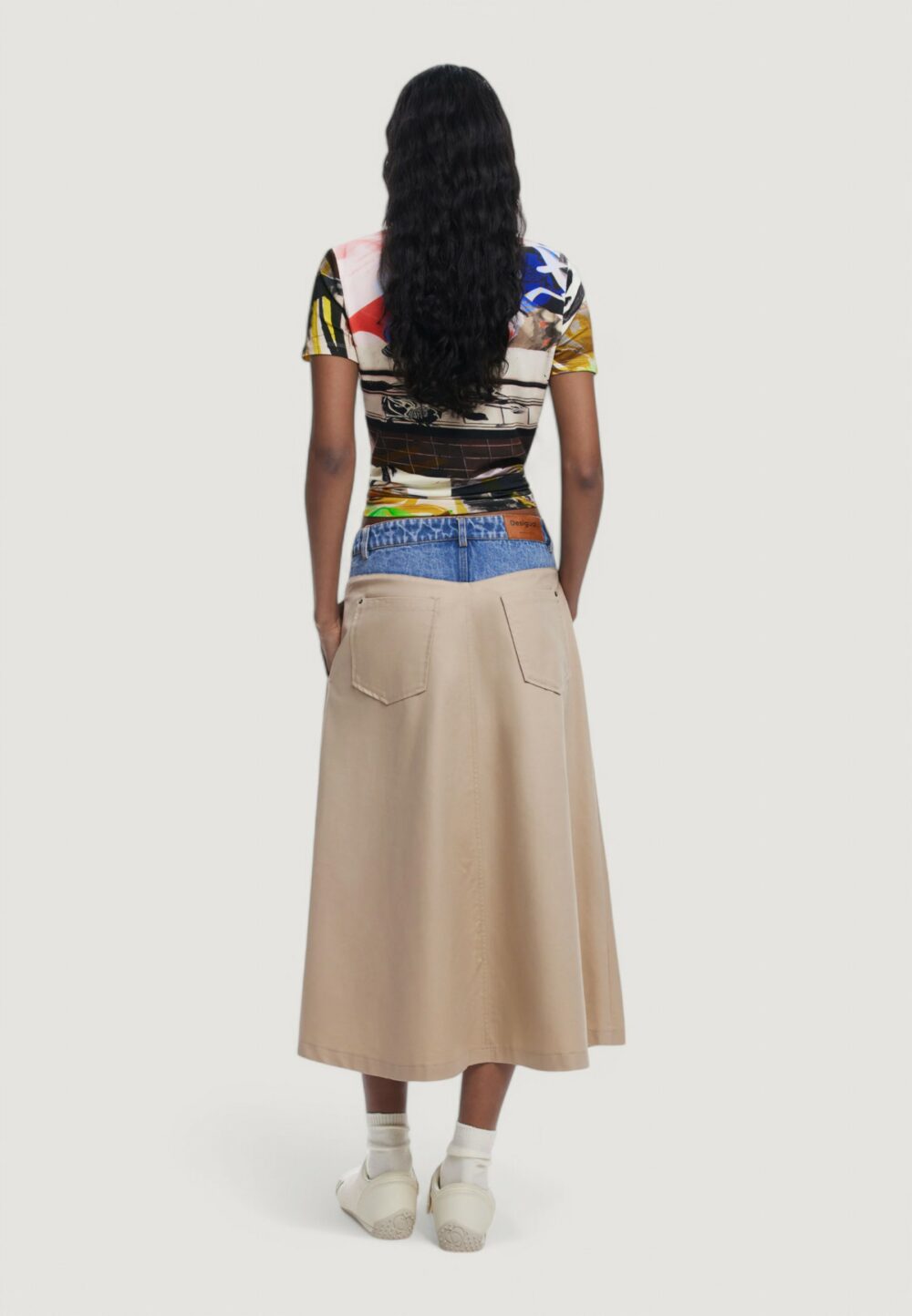 Longuette Desigual fal_barcelÓ Beige chiaro - Foto 4