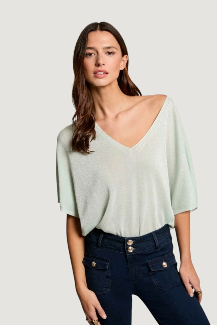Maglia in filo manica corta Morgan De Toi  Verde