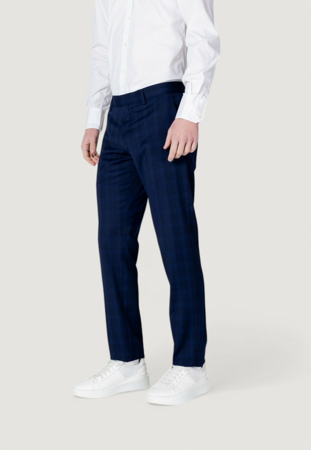 Pantaloni da completo Antony Morato bonnie slim fit galles pattern Blu marine - Foto 3