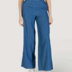 Pantaloni a palazzo Only onlnova azure chiara pant ptm Denim scuro - Foto 1