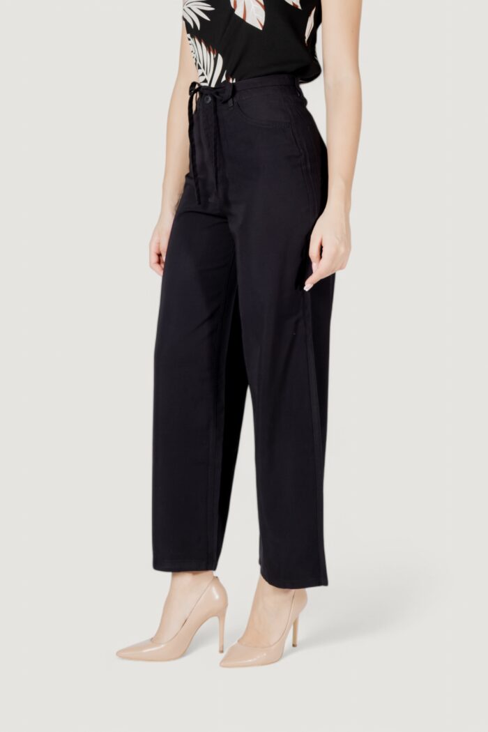 Pantaloni a palazzo Only onlbleecker aris life mw pant cc wvn Nero