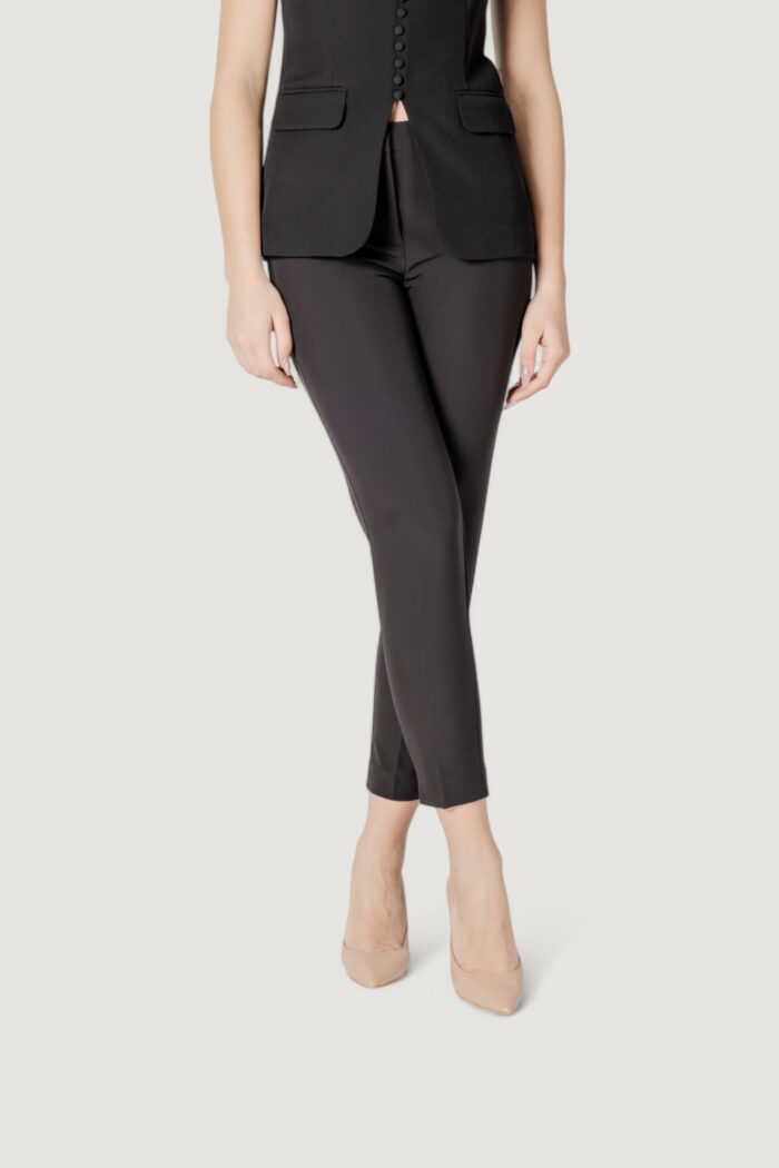Pantaloni a sigaretta ICHI ihlexi pa3 Nero