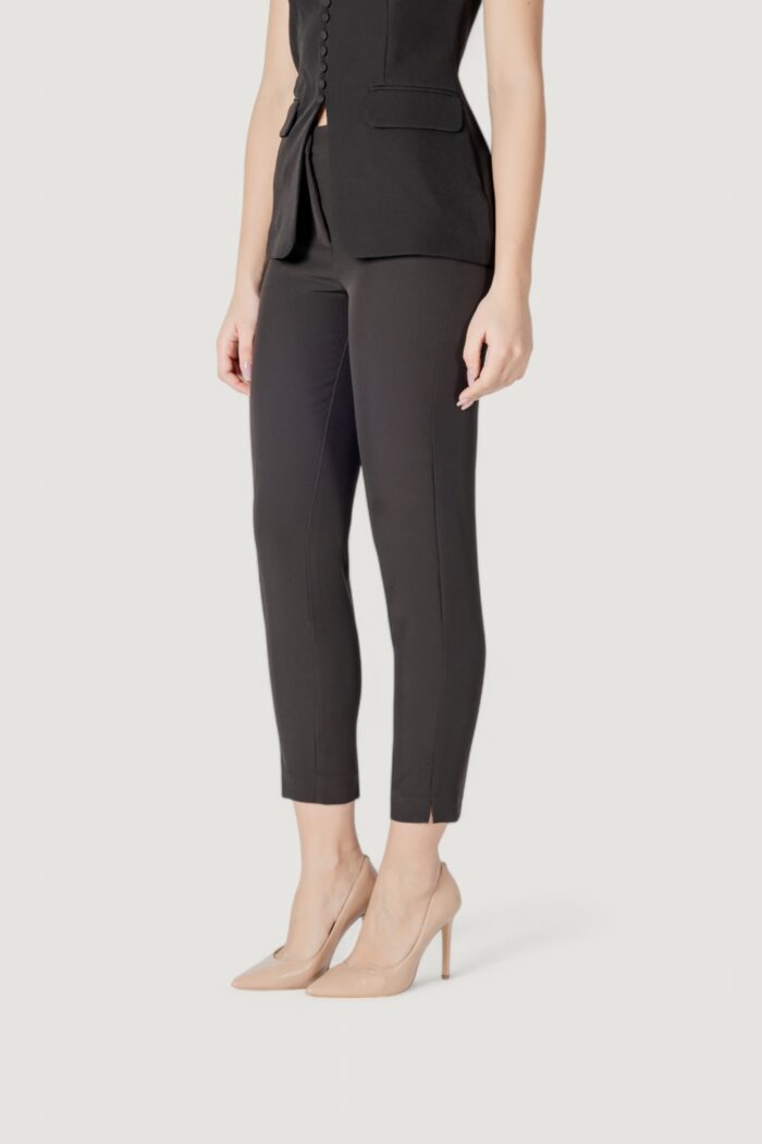 Pantaloni a sigaretta ICHI ihlexi pa3 Nero