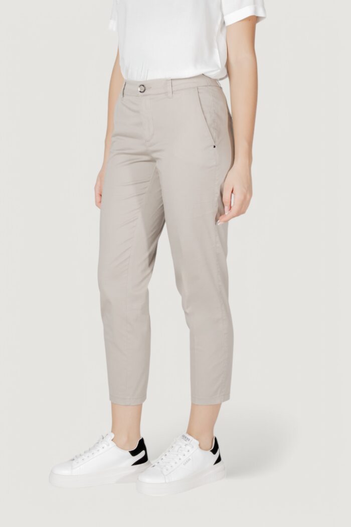 Pantaloni a sigaretta Street One qr chino peach twill co/ea Beige chiaro