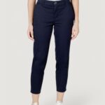 Pantaloni a sigaretta Street One qr chino peach twill co/ea Blu - Foto 1