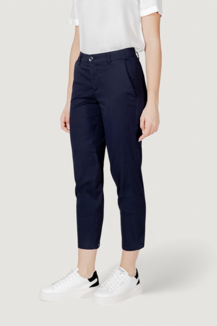 Pantaloni a sigaretta Street One qr chino peach twill co/ea Blu