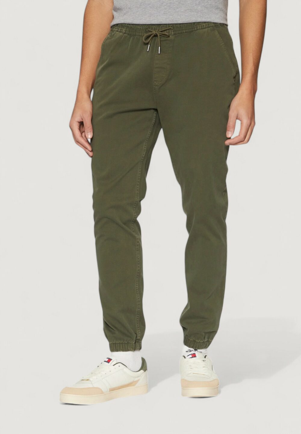 Pantaloni Tommy Hilfiger Jeans tjm austin Verde Oliva - Foto 1