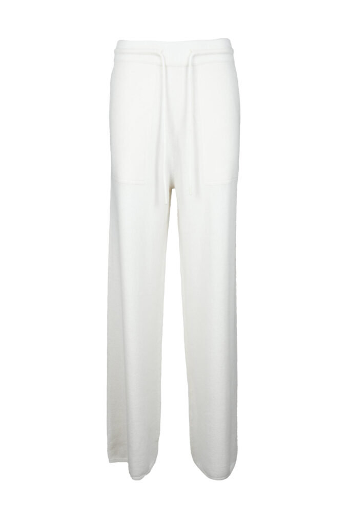 Pantaloni regular MAX MARA  Panna