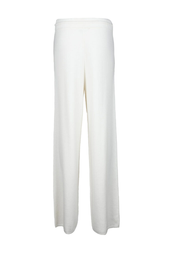 Pantaloni regular MAX MARA  Panna