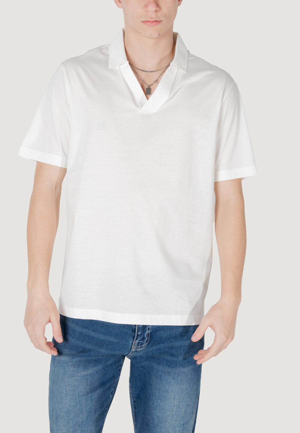 Polo manica corta Armani Exchange Bianco - Foto 1