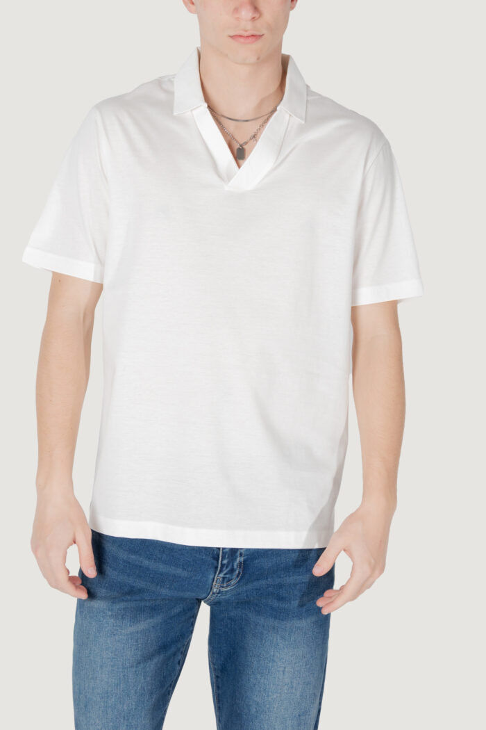 Polo manica corta Armani Exchange  Bianco