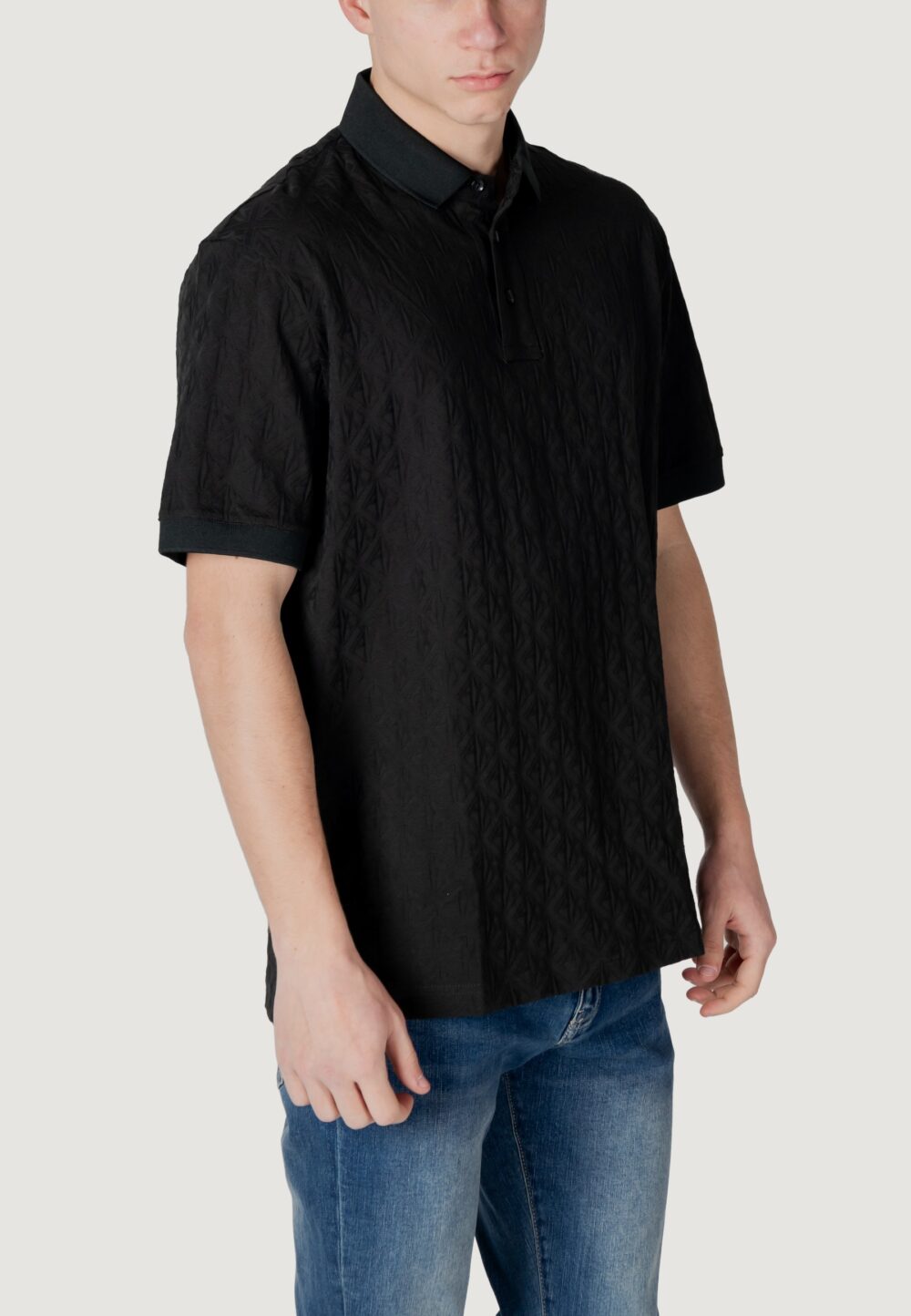 Polo manica corta Armani Exchange Nero - Foto 2
