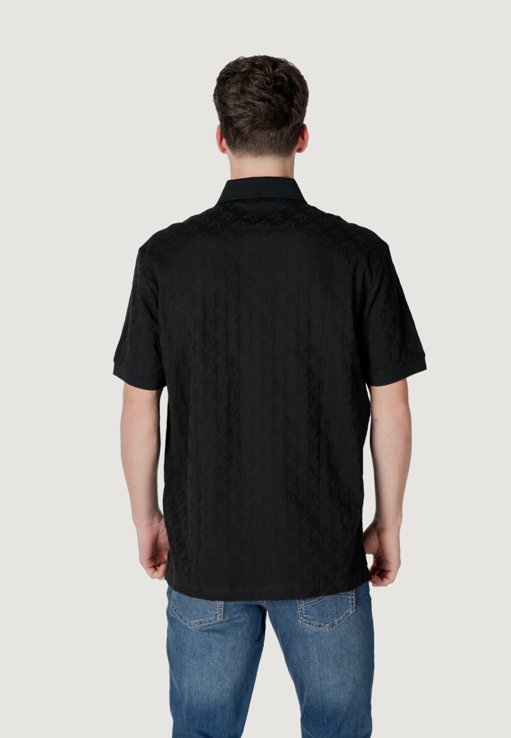 Polo manica corta Armani Exchange Nero - Foto 4