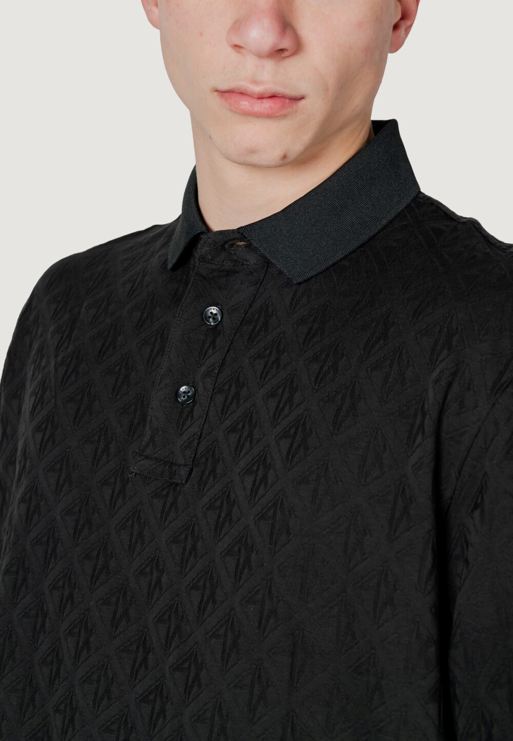 Polo manica corta Armani Exchange Nero - Foto 5
