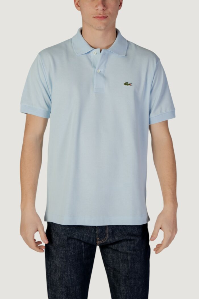 Polo manica corta LACOSTE  Celeste