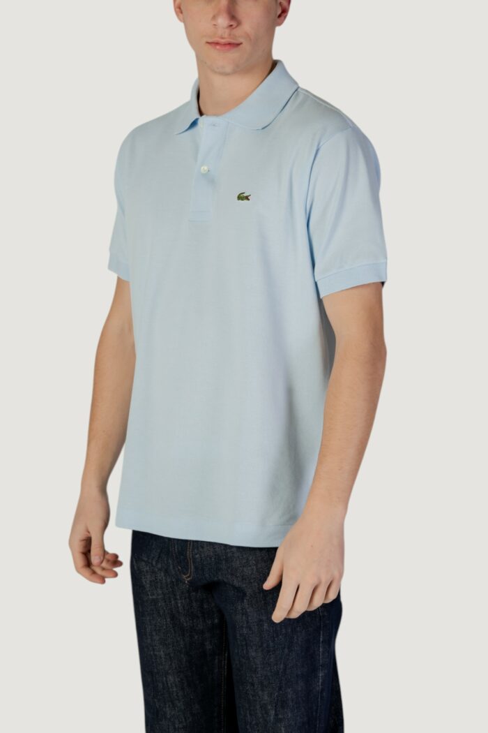 Polo manica corta LACOSTE  Celeste