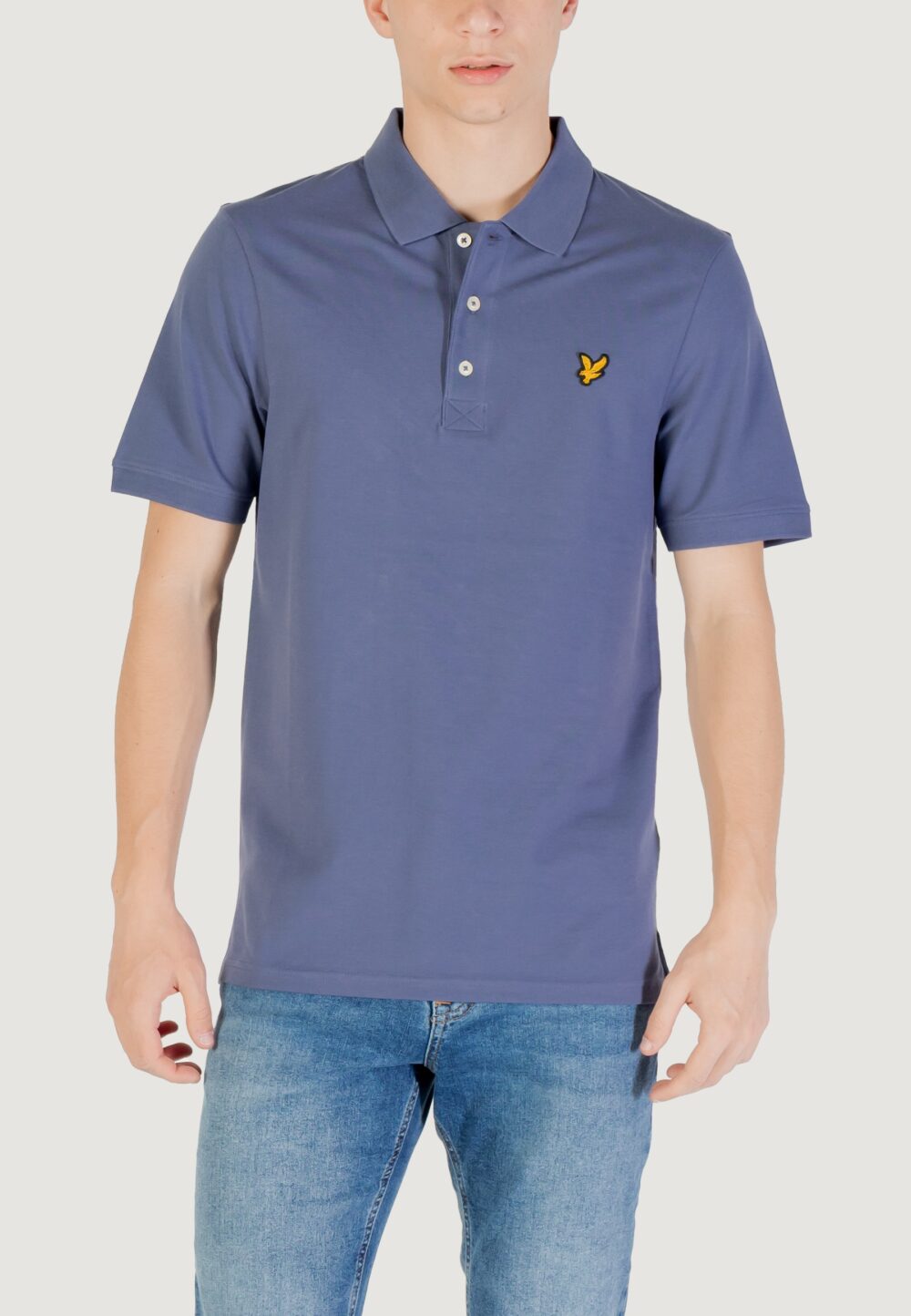Polo manica corta Lyle & Scott Indigo - Foto 1