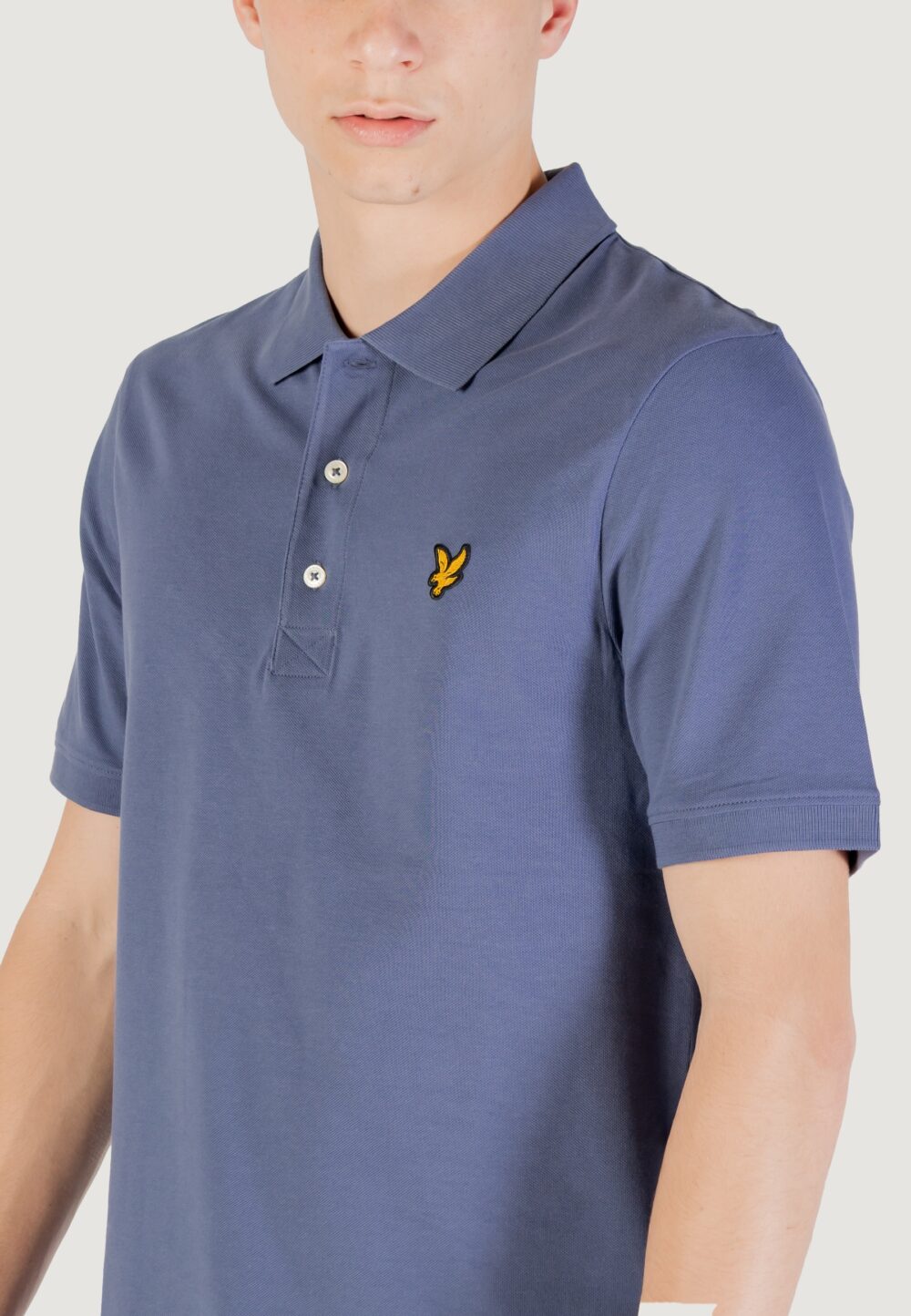 Polo manica corta Lyle & Scott Indigo - Foto 2