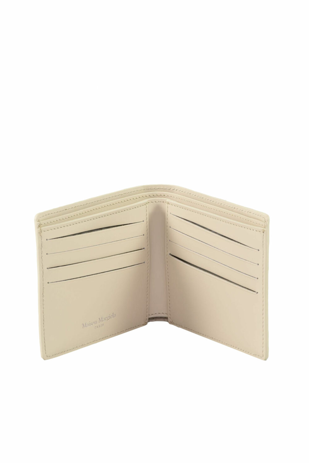 Portafoglio senza portamonete MAISON MARGIELA Beige - Foto 2